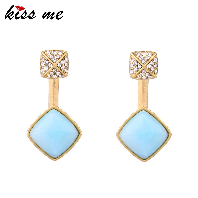 KISS ME Fashion Women Light Blue Earring Pierced Dual-use Synthetic Stone Short Geometric Drop Earring Jewelry Hot Sale
KISS ME Fashion Women Light Blue Earring Pierced Dual-use Synthetic Stone Short Geometric Drop Earring Jewelry Hot Sale