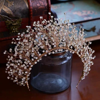 Gorgeous Handmade Retro Wedding Hairbands Crystal Brides Tiaras Headbands Evening Hair Jewelry Bridal Hair Accessory
Gorgeous Handmade Retro Wedding Hairbands Crystal Brides Tiaras Headbands Evening Hair Jewelry Bridal Hair Accessory
