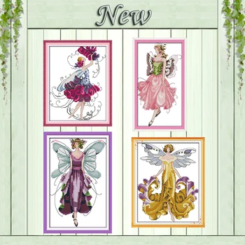 Rose fairy Cockscomb Iris spirit painting counted printed on the canvas DMC 11CT 14CT kits Cross Stitch embroider needlework Set
Rose fairy Cockscomb Iris spirit painting counted printed on the canvas DMC 11CT 14CT kits Cross Stitch embroider needlework Set