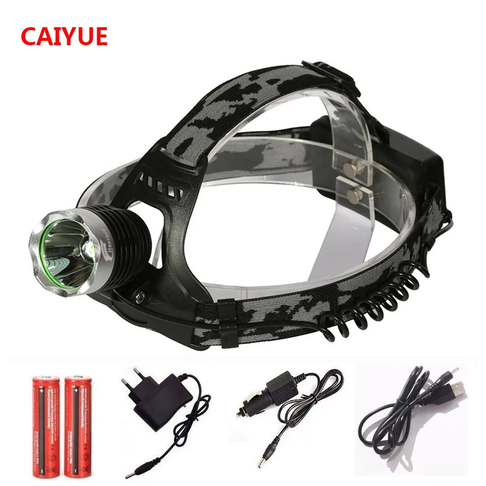 LED Headlamp Rechargeable Headlight Head lamp light Flashlight Torch 3-mode for hunting fishing+18650 Battery+Car USB AC Charge
LED Headlamp Rechargeable Headlight Head lamp light Flashlight Torch 3-mode for hunting fishing+18650 Battery+Car USB AC Charge