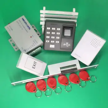 DIY Biometric Fingerprint Access Control+Electric NC Strike lock+Power Supply+Exit button+Door bell+10 Piece Key tags
DIY Biometric Fingerprint Access Control+Electric NC Strike lock+Power Supply+Exit button+Door bell+10 Piece Key tags