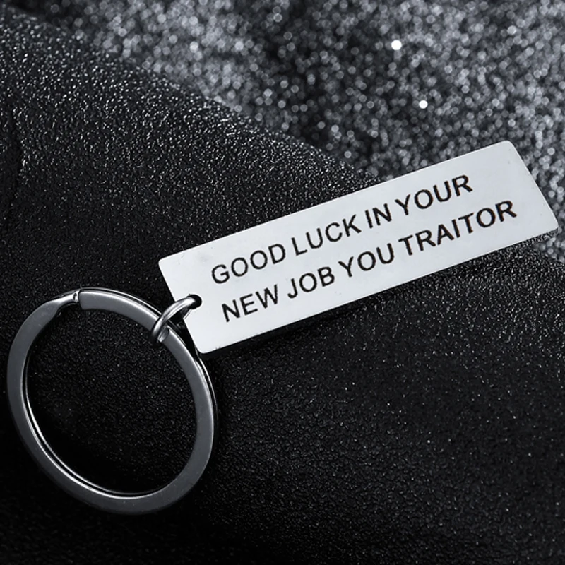 Key Chain New Job Gift Coworker Leaving Keychain Good Luck in Your New Job You Traitor Keyring Goodbye Gift for Work Colleague
Key Chain New Job Gift Coworker Leaving Keychain Good Luck in Your New Job You Traitor Keyring Goodbye Gift for Work Colleague