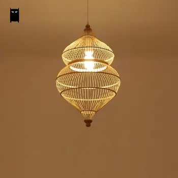 Bamboo Wicker Rattan Calabash Pendant Light Fixture Rustic Asian Creative Japanese Korean Lamp Fitting Foyer Dining Table Room
Bamboo Wicker Rattan Calabash Pendant Light Fixture Rustic Asian Creative Japanese Korean Lamp Fitting Foyer Dining Table Room