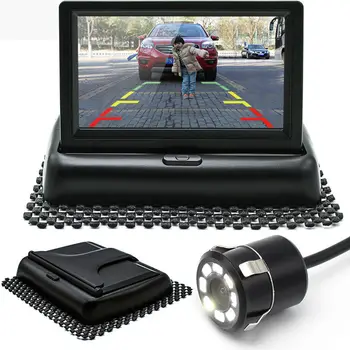 Free Shipping Foldable 4.3 Inch TFT LCD Monitor + Night Vision Car Rear Camera with 8 Leds
Free Shipping Foldable 4.3 Inch TFT LCD Monitor + Night Vision Car Rear Camera with 8 Leds