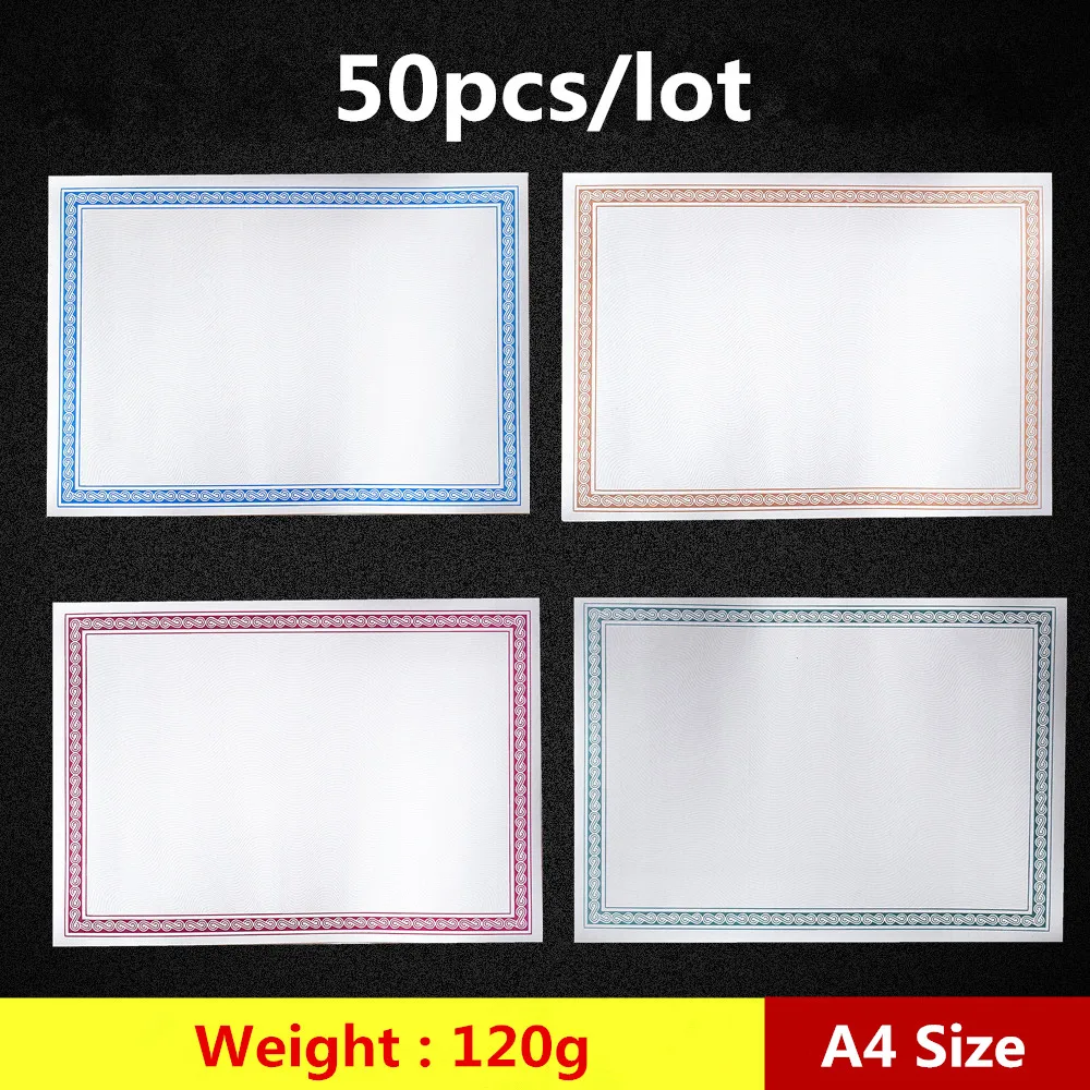 Free shipping50pcs/lot 4 styles A4 certificate authorization 12K blank inner copy paper 120g thick paper pre-print lace pattern
Free shipping50pcs/lot 4 styles A4 certificate authorization 12K blank inner copy paper 120g thick paper pre-print lace pattern