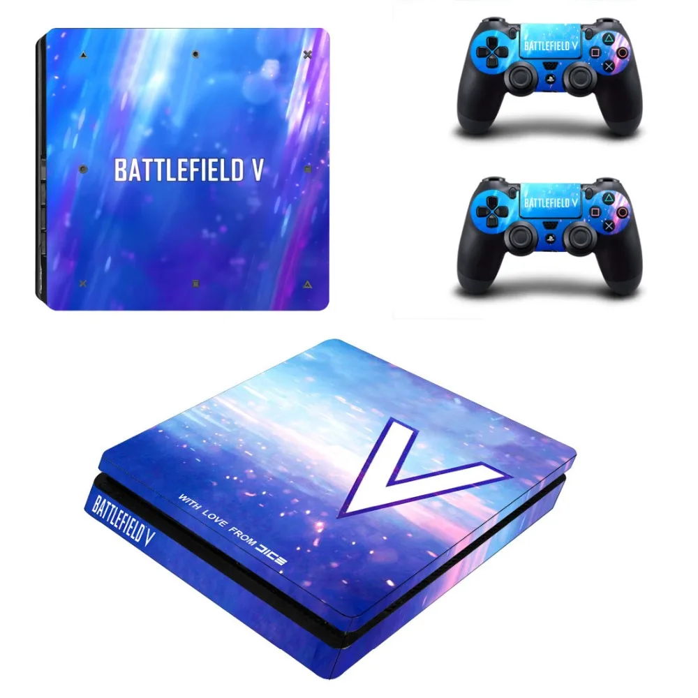 Battlefield V PS4 Slim Vinyl Decal Protective Skin Cover Sticker for PS4 Slim Console and Two Controller Skin
Battlefield V PS4 Slim Vinyl Decal Protective Skin Cover Sticker for PS4 Slim Console and Two Controller Skin