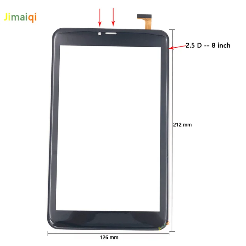 For 8'' inch DP070519-F2 2.5D Tablet External Capacitance Touch Screen MID Outer Digitizer Glass Panel Sensor Replacement
For 8'' inch DP070519-F2 2.5D Tablet External Capacitance Touch Screen MID Outer Digitizer Glass Panel Sensor Replacement