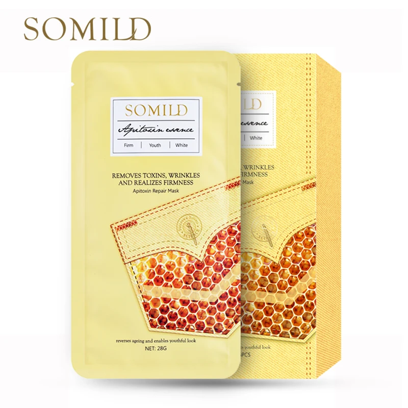 SOMILD Anti-Wrinkle Facial Mask Korean Bee Venom Extract Firming Whitening Face Mask Sheet Moisturizing Treatment Mask Beauty
SOMILD Anti-Wrinkle Facial Mask Korean Bee Venom Extract Firming Whitening Face Mask Sheet Moisturizing Treatment Mask Beauty