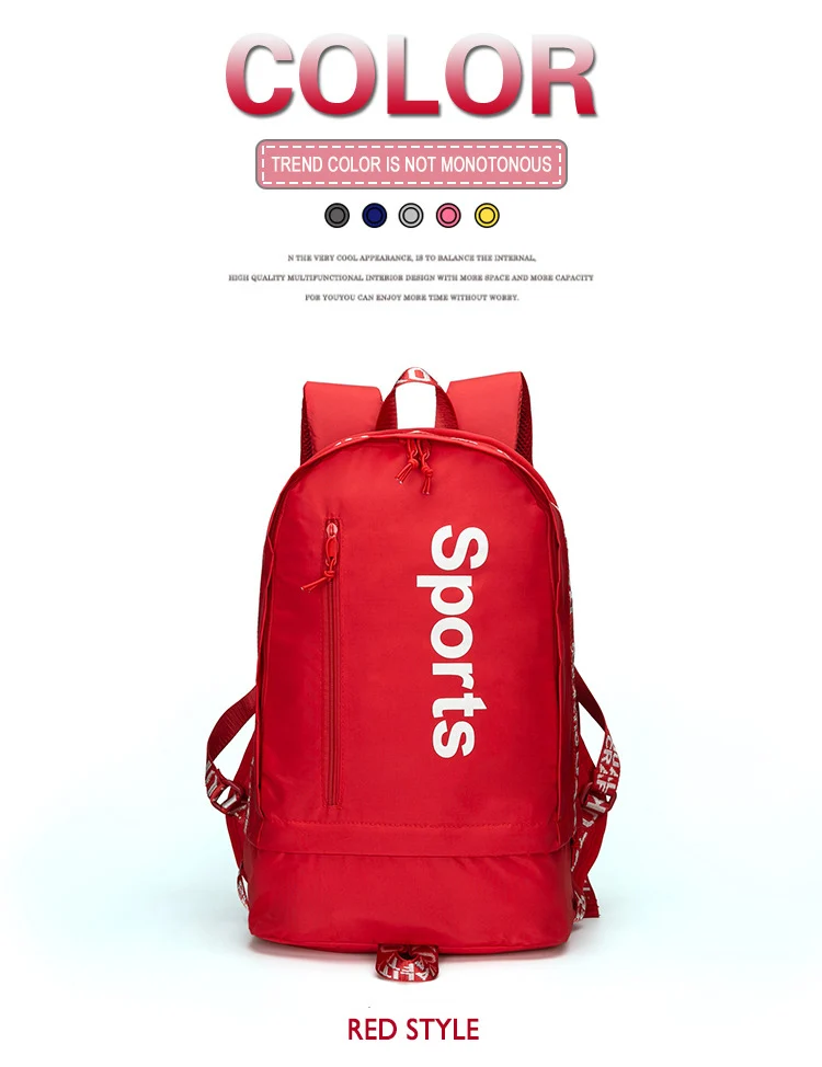 OZUKO Fashion Multifunction Sports Backpack with Shoes Bag for Men Women Laptop Shoulder Bag for Teenage Boys Girls Student Bag OZUKO Fashion Multifunction Sports Backpack with Shoes Bag for Men Women Laptop Shoulder Bag for Teenage Boys Girls Student Bag