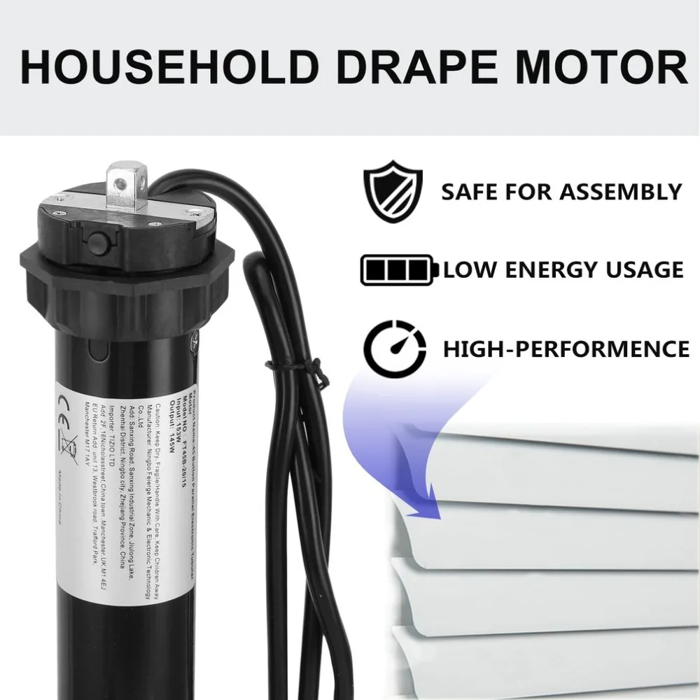 (Ship From DE)FT45B 20Nm Roller Shutter Motor 60mm Electric Roller Blinds Motor Tubular Automatic Curtains Motor Limit Motor
(Ship From DE)FT45B 20Nm Roller Shutter Motor 60mm Electric Roller Blinds Motor Tubular Automatic Curtains Motor Limit Motor