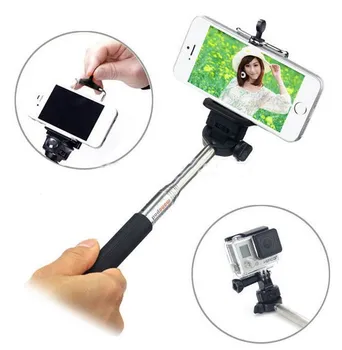 Photo Studio Accessories 4in1 Extendable Handheld Monopod + Phone holder +Long Screw + Tripod Adapter For GoPro Hero Cell Phone
Photo Studio Accessories 4in1 Extendable Handheld Monopod + Phone holder +Long Screw + Tripod Adapter For GoPro Hero Cell Phone