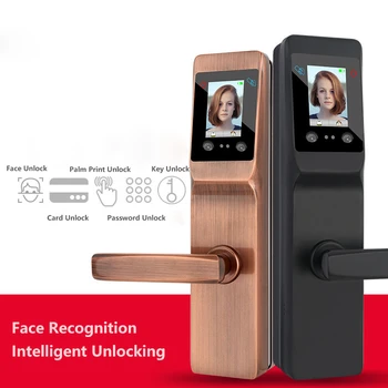 Face Recognition Palmprint Fingerprint Smart Password Lock Anti-theft Smart Door Electronic Lock For Home Office
Face Recognition Palmprint Fingerprint Smart Password Lock Anti-theft Smart Door Electronic Lock For Home Office