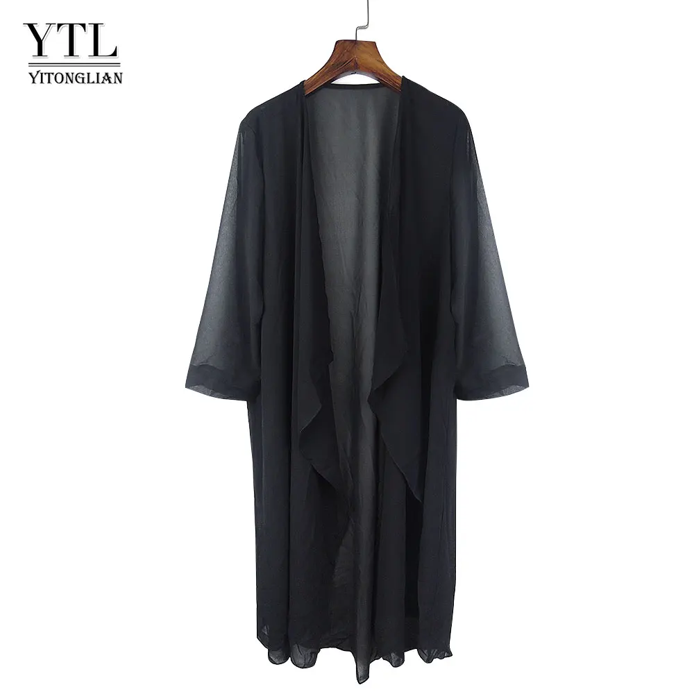 2019 Summer Beach Outwear Long Floral Chiffon Open Front Shawl Open Collar Cape Overcoat For Women Female Cardigan 6 Color H221
2019 Summer Beach Outwear Long Floral Chiffon Open Front Shawl Open Collar Cape Overcoat For Women Female Cardigan 6 Color H221