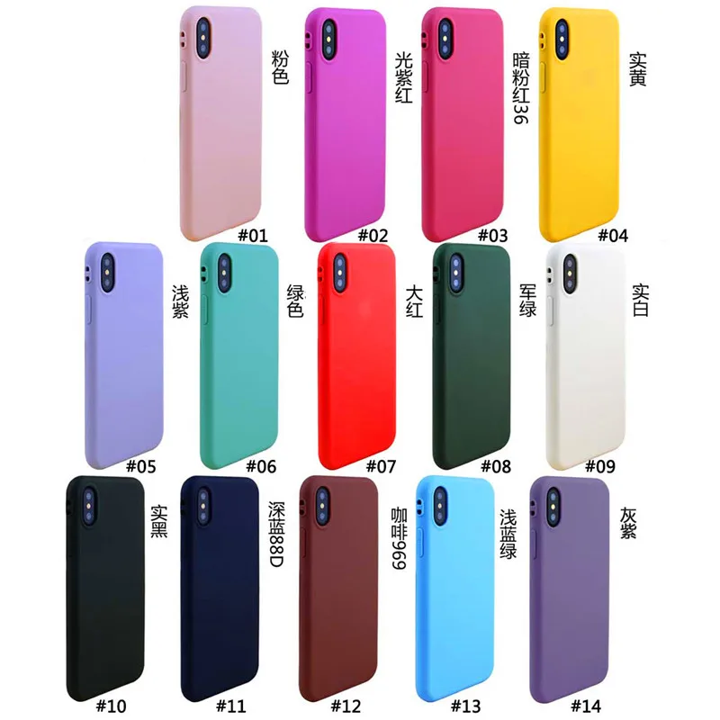 Solid Color Silicone Couples Cases For iphone X XR XS Max 6 6S plus 7 8 Plus Cute Candy Color Soft Simple Fashion Phone Case new
Solid Color Silicone Couples Cases For iphone X XR XS Max 6 6S plus 7 8 Plus Cute Candy Color Soft Simple Fashion Phone Case new