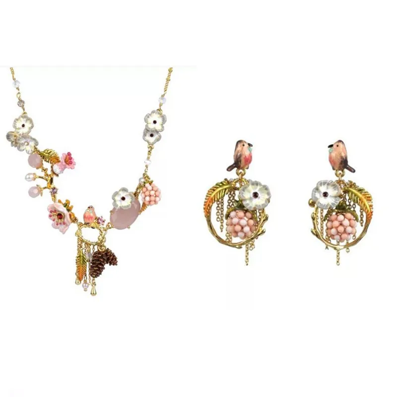 2019 Amybaby Enamel Glaze Pinecone Bird Tassel Womens Stud Earring Necklace Jewelry For Party
2019 Amybaby Enamel Glaze Pinecone Bird Tassel Womens Stud Earring Necklace Jewelry For Party