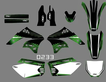 0233 motorcycle Team Graphic & Backgrounds Decal Stiker Kits for Kawasaki KX250F KXF250 2006-2008
0233 motorcycle Team Graphic & Backgrounds Decal Stiker Kits for Kawasaki KX250F KXF250 2006-2008