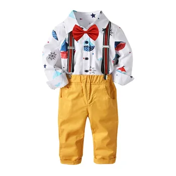Hot Boys Long-sleeved Print Shirt+Bib Pants 2pcs 2018 New Autumn Children Clothes Set Kids Casual Two-piece Clothing 2-7Y B
Hot Boys Long-sleeved Print Shirt+Bib Pants 2pcs 2018 New Autumn Children Clothes Set Kids Casual Two-piece Clothing 2-7Y B