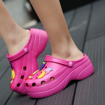 Shoes Woman 2019 Summer High Heels Sandals Women's Platform Sandals EVA Sneakers Flats slippers Leisure flip flops Buty Damskie
Shoes Woman 2019 Summer High Heels Sandals Women's Platform Sandals EVA Sneakers Flats slippers Leisure flip flops Buty Damskie