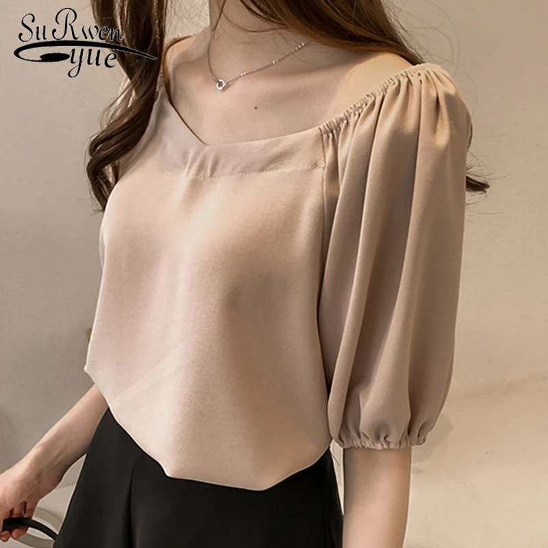 2019 fashion women blouse shirt short sleeve plus size 4XL women tops chiffon blouse women shirt blusas Feminine blouses 0444 40
2019 fashion women blouse shirt short sleeve plus size 4XL women tops chiffon blouse women shirt blusas Feminine blouses 0444 40