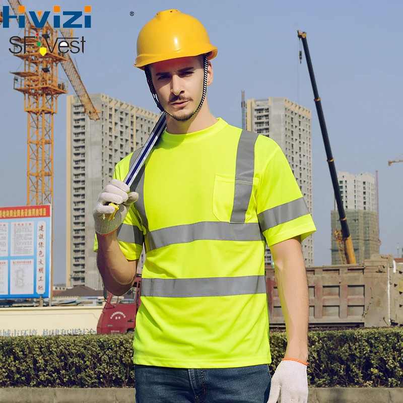 Hivizi High Visibility Reflective Safety Work Shirt Reflective Vest Breathable Work Clothes Security Reflective T-shirt Working
Hivizi High Visibility Reflective Safety Work Shirt Reflective Vest Breathable Work Clothes Security Reflective T-shirt Working