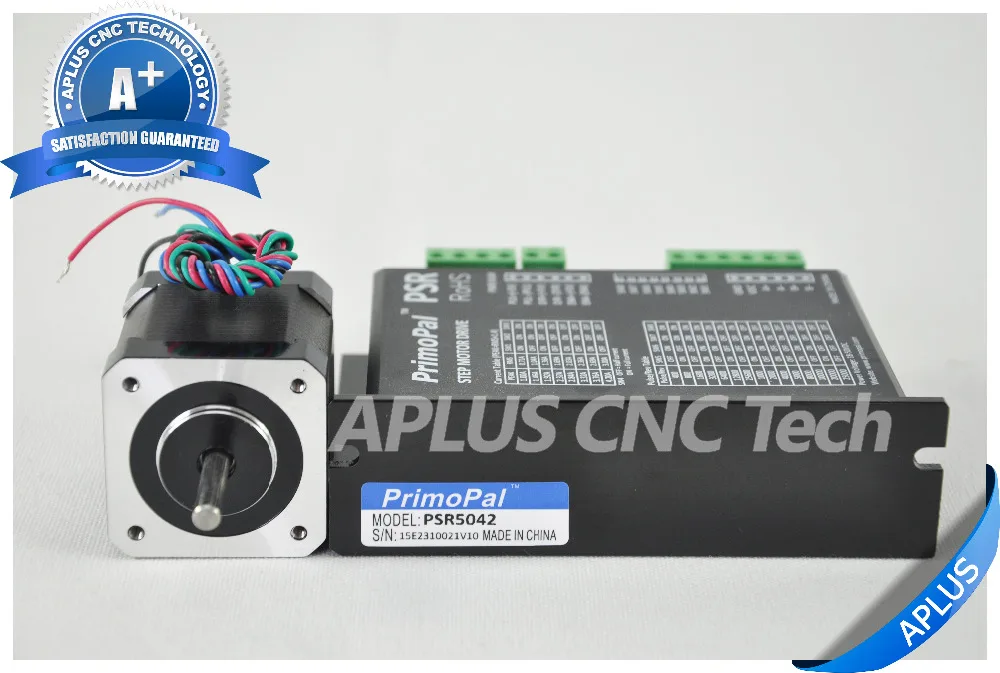NEMA 17 0.9 Degree Stepper Motor (59.5oz-in/48mm/2.3A) + Stepper Motor Driver PSR5042
NEMA 17 0.9 Degree Stepper Motor (59.5oz-in/48mm/2.3A) + Stepper Motor Driver PSR5042