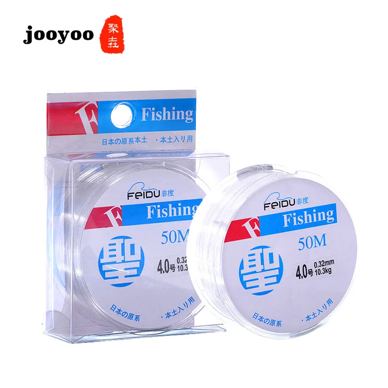 Fishing Line Nylon Braided 50M Super Strong Line 0.1-0.33mm Multifilament Fishing Line for Carp Fishing Wire jooyoo Brand
Fishing Line Nylon Braided 50M Super Strong Line 0.1-0.33mm Multifilament Fishing Line for Carp Fishing Wire jooyoo Brand