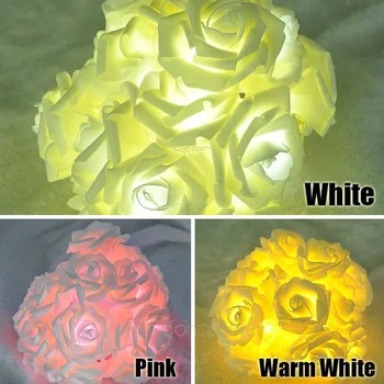 Rose Flower light string Christmas Holiday String Lights For Valentine Wedding Decoration 20 LED Lamp Battery Operated LED
Rose Flower light string Christmas Holiday String Lights For Valentine Wedding Decoration 20 LED Lamp Battery Operated LED