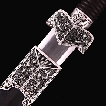 QIN Han Sword Chinese style it of excellent workmanship Exquisite gift 8 side Mn-steel home decor
QIN Han Sword Chinese style it of excellent workmanship Exquisite gift 8 side Mn-steel home decor