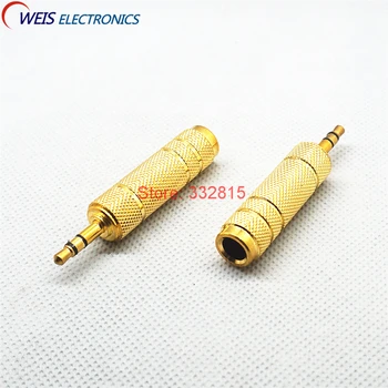 1PCS 3.5mm Male to 6.5mm 1/4" Female Jack Plug Stereo Headphone Microphone Audio Adapter Converter Connector
1PCS 3.5mm Male to 6.5mm 1/4" Female Jack Plug Stereo Headphone Microphone Audio Adapter Converter Connector
