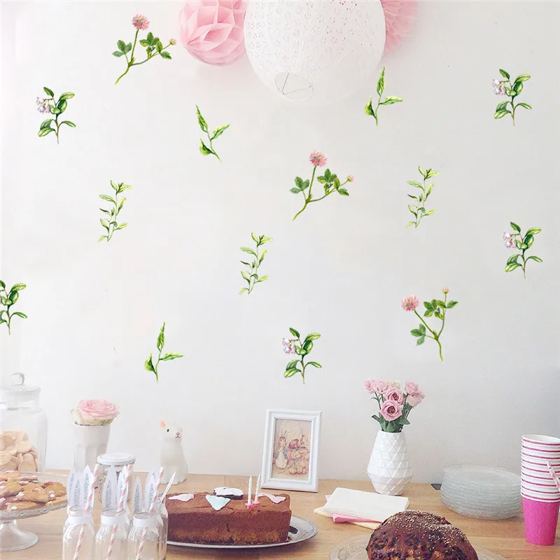 6Sheet =24Pcs Plant Wall Sticker Fresh Decorative Sticker Removable For Girls Bedroom Home Decor DROP SHIPPING
6Sheet =24Pcs Plant Wall Sticker Fresh Decorative Sticker Removable For Girls Bedroom Home Decor DROP SHIPPING