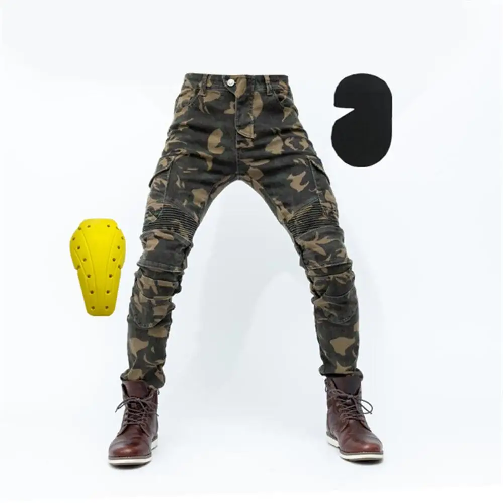 2018 MOTORPOOL UBS06 UGB Camouflage Jeans Leisure Motorcycle Men's Off-road Outdoor Pants with Protect Equipment Knee Pads
2018 MOTORPOOL UBS06 UGB Camouflage Jeans Leisure Motorcycle Men's Off-road Outdoor Pants with Protect Equipment Knee Pads