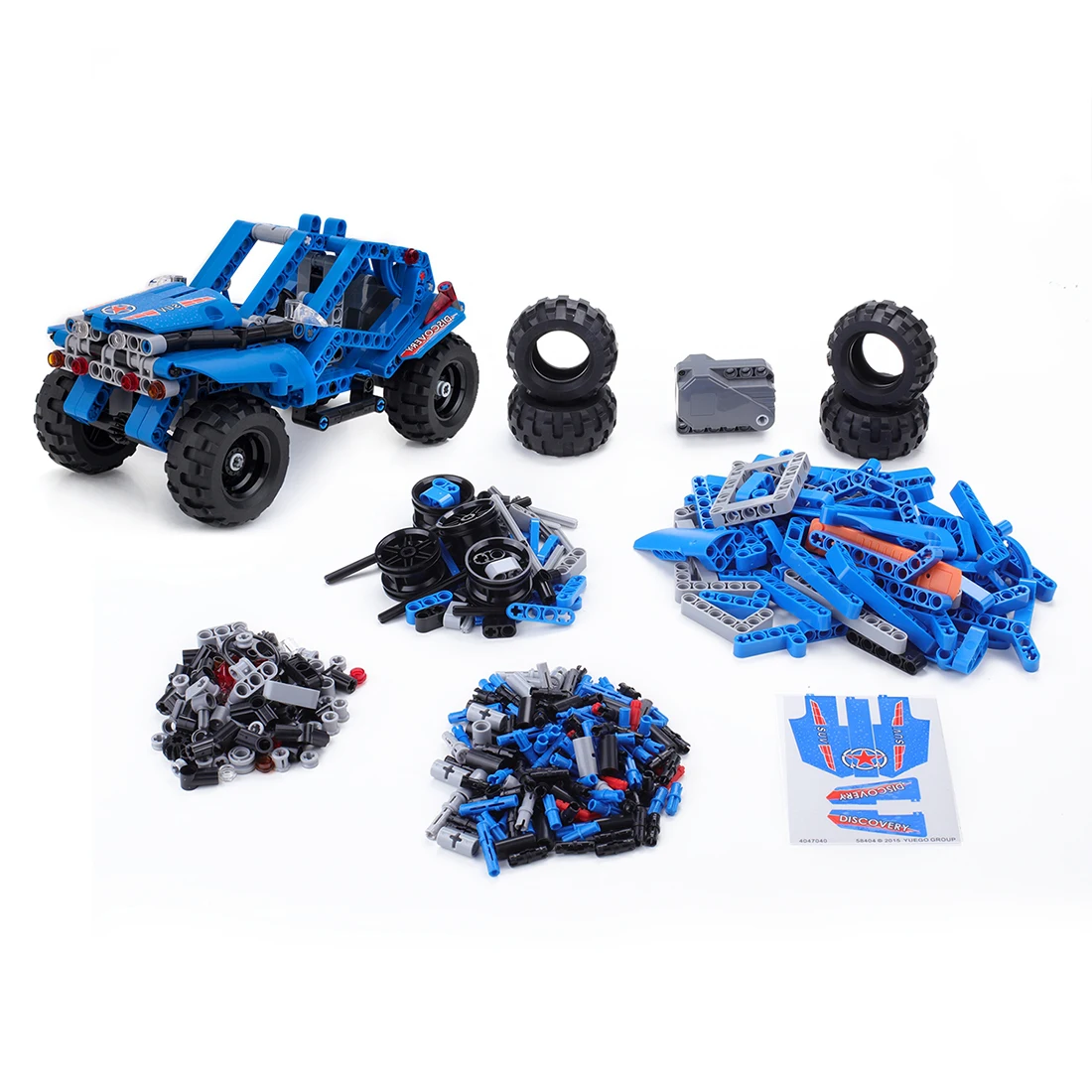 Cross-country Pioneer Children Small Particle Insert Building Block Educational Toy Pull Back Movable Car
Cross-country Pioneer Children Small Particle Insert Building Block Educational Toy Pull Back Movable Car