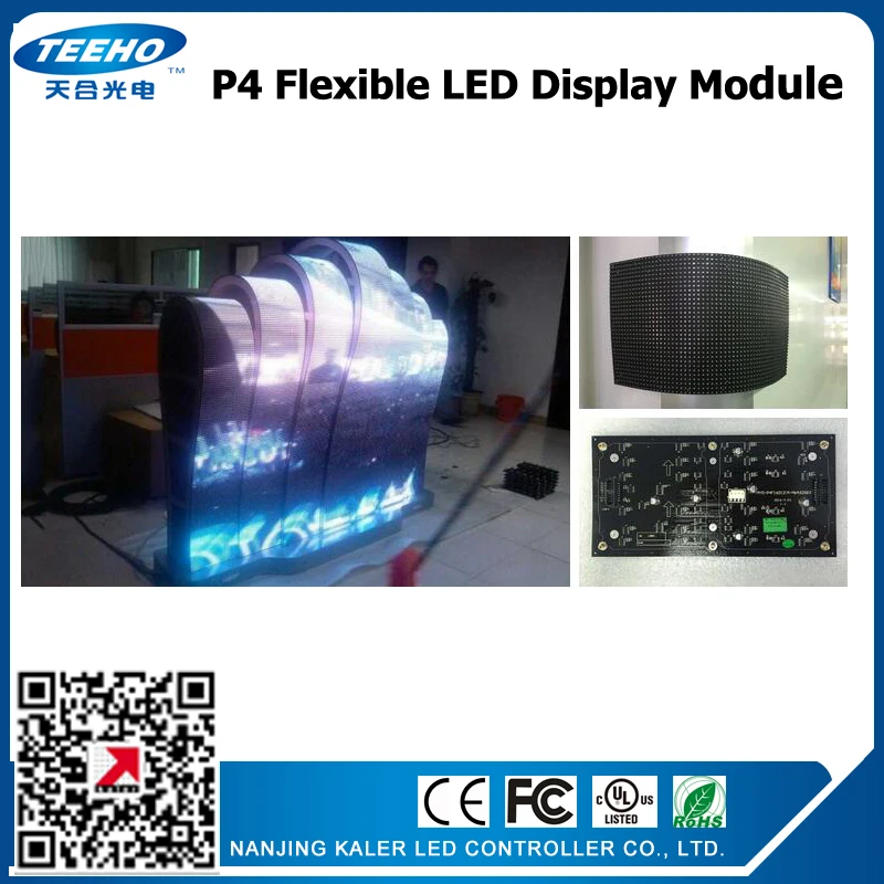 kaler P4 indoor pantalla SMD2121 flexible LED Display module soft display led panel custom made LED display screen videowall
kaler P4 indoor pantalla SMD2121 flexible LED Display module soft display led panel custom made LED display screen videowall