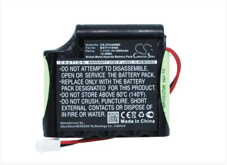 Cameron Sino 2000mAh battery for CEFAR Myo 4 Max MYO REH AB4 Rehab 4 120466 BATT/110466 for GLOBUS Activa 300
Cameron Sino 2000mAh battery for CEFAR Myo 4 Max MYO REH AB4 Rehab 4 120466 BATT/110466 for GLOBUS Activa 300