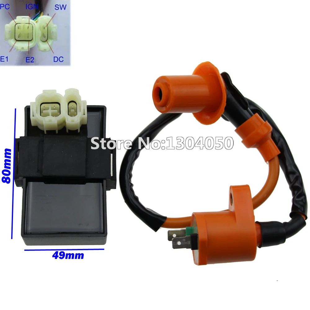 NEW Performance Ignition Coil & DC CDI BOX 6 Pin For Kymco SYM Vento Scooter Moped GY6 Engine free shipping
NEW Performance Ignition Coil & DC CDI BOX 6 Pin For Kymco SYM Vento Scooter Moped GY6 Engine free shipping