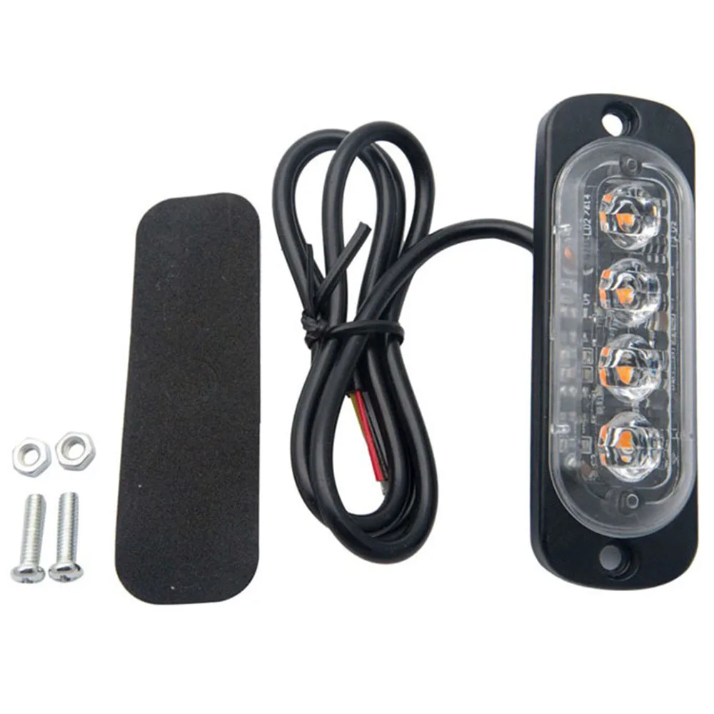 Car-Styling Bright White Yellow Red Blue Amber 4 LED Car Truck Van Beacon Strobe Warning Flashing Emergency Grille Police Light
Car-Styling Bright White Yellow Red Blue Amber 4 LED Car Truck Van Beacon Strobe Warning Flashing Emergency Grille Police Light