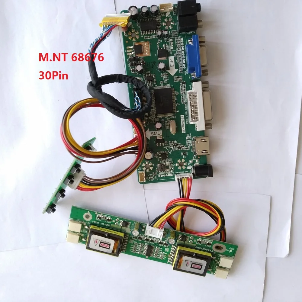 Набор для LM250WF1 TLA1 30pin LVDS 4 лампы VGA DVI 25 "плата контроллера экран панель HDMI драйвер