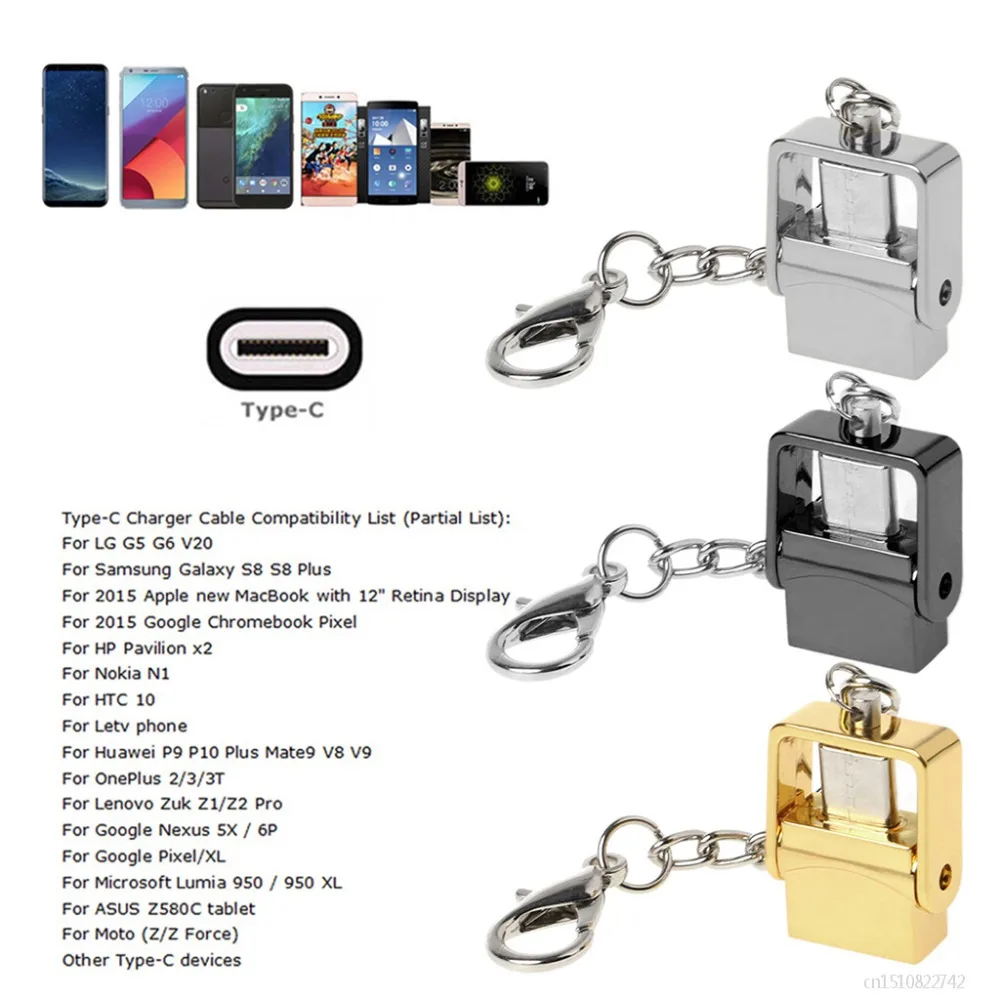 Mini Type C Micro SD TF Memory Card Reader for Macbook pro Samsung S9 S8 Xiaomi 5 6
Mini Type C Micro SD TF Memory Card Reader for Macbook pro Samsung S9 S8 Xiaomi 5 6