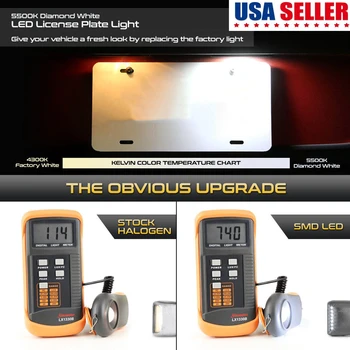 2pcs Super Bright SMD LED License Plate Light for 1999-2013 Chevy Silverado Avalanche
2pcs Super Bright SMD LED License Plate Light for 1999-2013 Chevy Silverado Avalanche