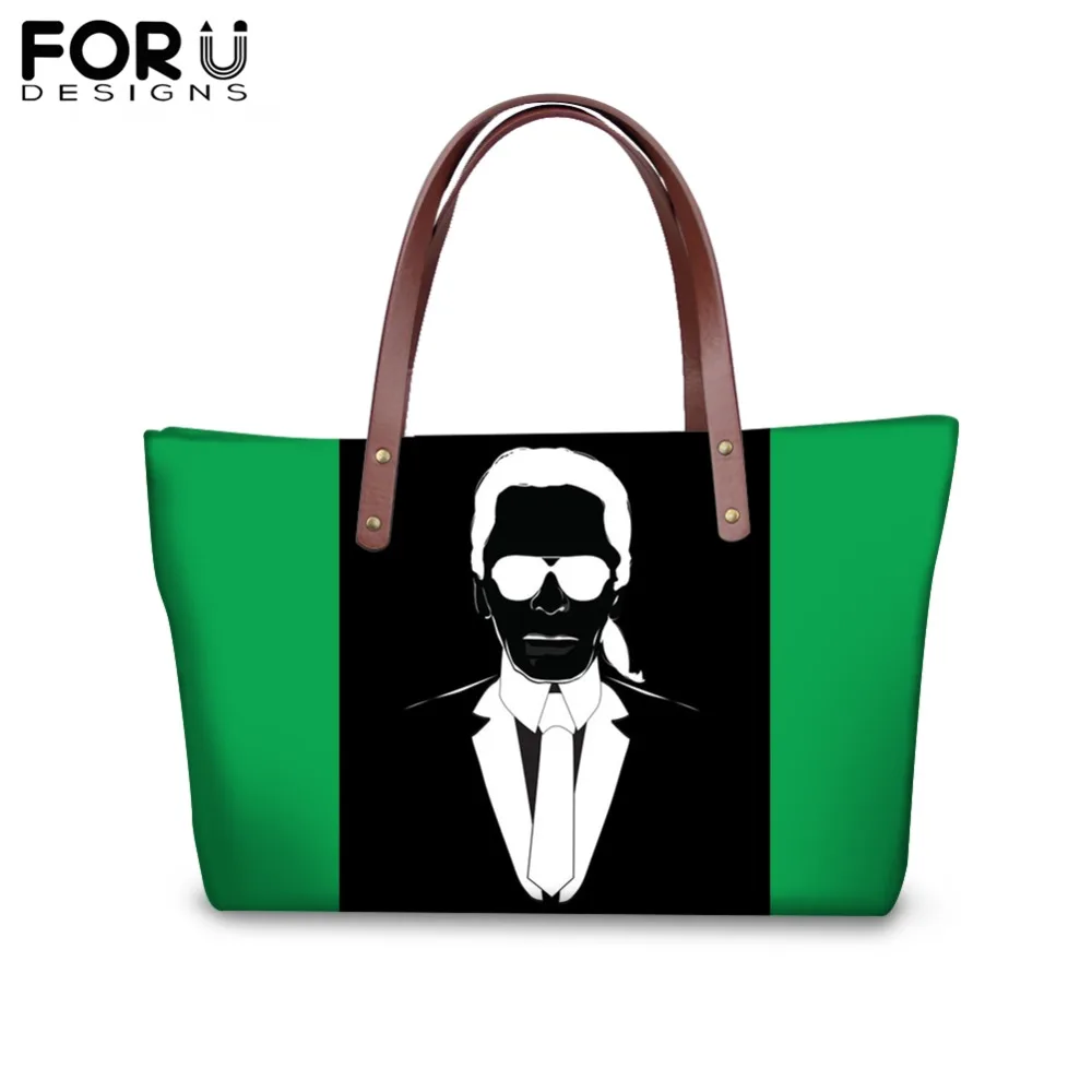 FORUDESIGNS Customize Image Karl Lagerfelds Printing Handbags for Women Girl Colorful Shoulder Bag Ladies Femme Shopping Bag
FORUDESIGNS Customize Image Karl Lagerfelds Printing Handbags for Women Girl Colorful Shoulder Bag Ladies Femme Shopping Bag