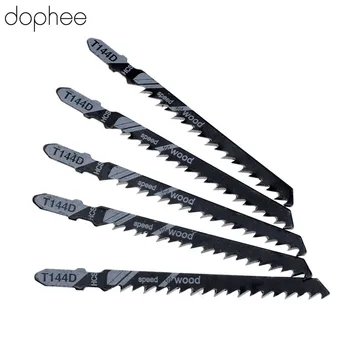 dophee 5Pcs T144D 100mm Jig Saw Blades Curve Cutting Reciprocating Saw Blade for 5-50mm Wood PVC Fibreboard Power Cutting Tool
dophee 5Pcs T144D 100mm Jig Saw Blades Curve Cutting Reciprocating Saw Blade for 5-50mm Wood PVC Fibreboard Power Cutting Tool