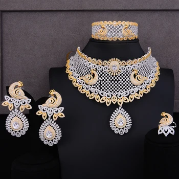 GODKI Luxury Phoenix Tassel Drps Statement Choker Jewelry set For Women Wedding African Cubic Zircon CZ Dubai Bridal Jewelry
GODKI Luxury Phoenix Tassel Drps Statement Choker Jewelry set For Women Wedding African Cubic Zircon CZ Dubai Bridal Jewelry