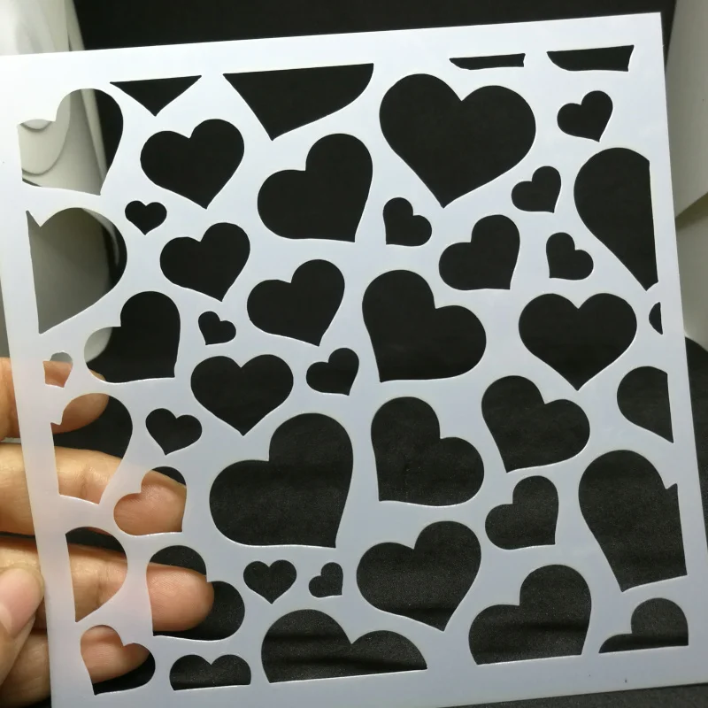 13*13 Heart frame Layering Stencils for Diy scrapbook/photo album Decorative Embossing coloring,painting stencil,home decor
13*13 Heart frame Layering Stencils for Diy scrapbook/photo album Decorative Embossing coloring,painting stencil,home decor