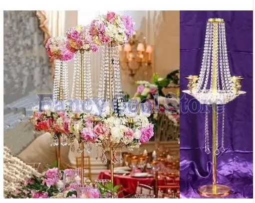 New style 96cm(H) wedding crystal table centerpiece Table chandelier flower stand Gold wedding decoration.
New style 96cm(H) wedding crystal table centerpiece Table chandelier flower stand Gold wedding decoration.