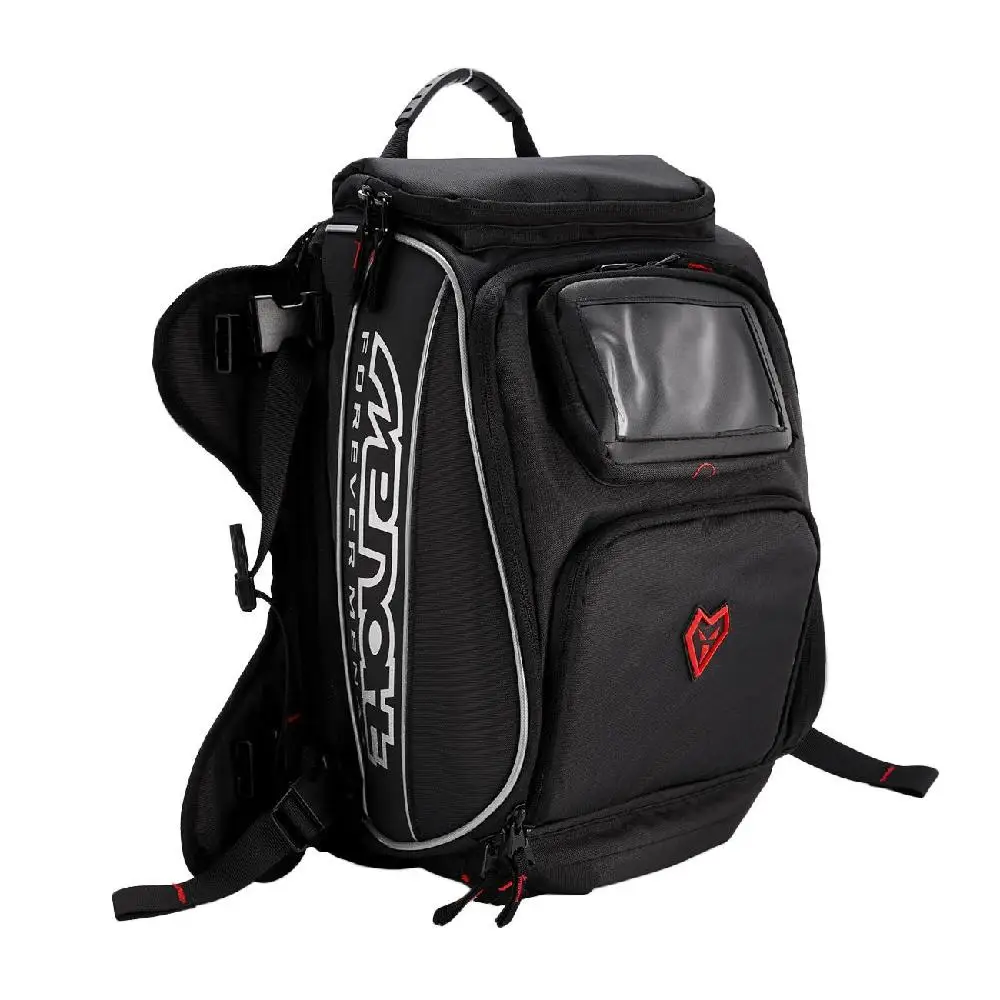 Partol Black Universal Motorcycle Sport Bike Riding Fuel Gas Tank Helmet Waterproof Bag Backpack for Harley Yamaha Suzuki | Автомобили и