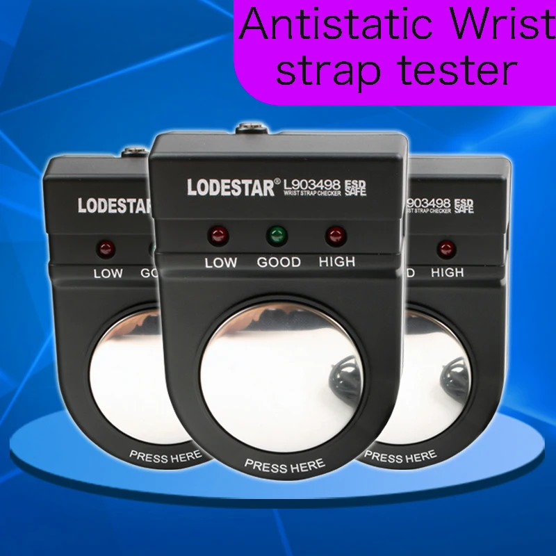 Anti static Anti-static monitor measurement Antistatic Wrist strap digital display anti-static wrist band tester
Anti static Anti-static monitor measurement Antistatic Wrist strap digital display anti-static wrist band tester