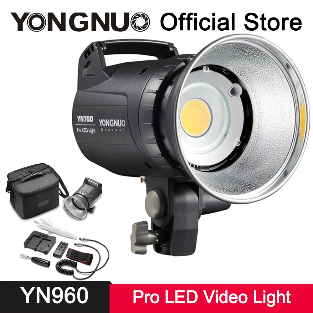 YongNuo YN760 LED Video Light + Soft Umbrella Kit 4200K CRI 95+ APP wireless remote control Photo Studio Photography Lighting
YongNuo YN760 LED Video Light + Soft Umbrella Kit 4200K CRI 95+ APP wireless remote control Photo Studio Photography Lighting