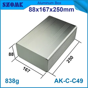 1 piece good looking and high quality aluminium instrument enclosure for LED control 88*167*250mm
1 piece good looking and high quality aluminium instrument enclosure for LED control 88*167*250mm