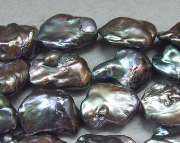 FREE SHIPPING>>>@@ N634 Black Freshwater keshi Pearl Baroque Loose Beads Strand 15"
FREE SHIPPING>>>@@ N634 Black Freshwater keshi Pearl Baroque Loose Beads Strand 15"