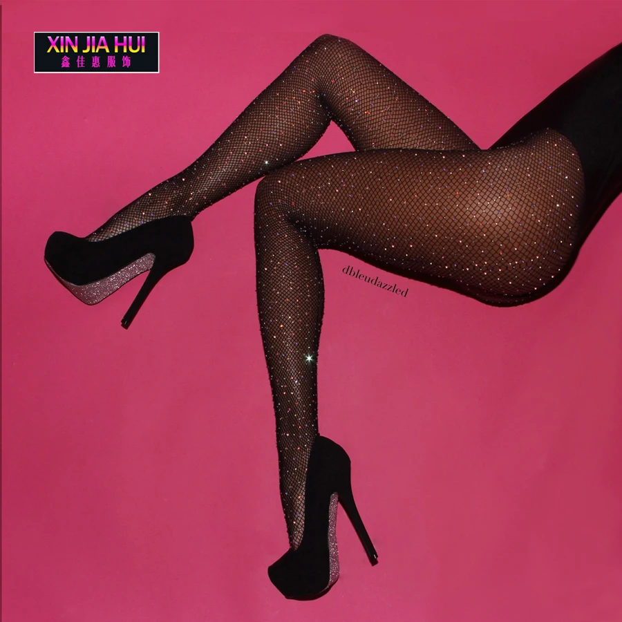 Cheap Fishnet Tights Rhinestone Socks Color Black Star Nightclub Singer Female DJ DS Shining Hot Drilling Pants Rave Festival
Cheap Fishnet Tights Rhinestone Socks Color Black Star Nightclub Singer Female DJ DS Shining Hot Drilling Pants Rave Festival